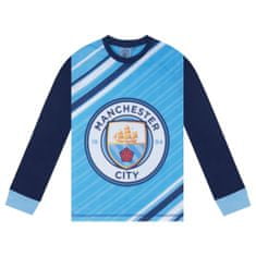 FAN SHOP SLOVAKIA Detské Pyžamo Manchester City, Dlhý Rukáv a Nohavice, Bavlna | 9-10r