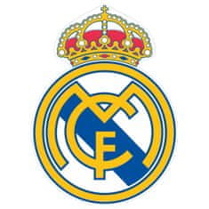 FAN SHOP SLOVAKIA Osuška v tvare Real Madrid CF, Biela, 180x130 cm, Polyester, 250g/m2