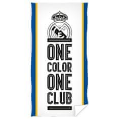 FAN SHOP SLOVAKIA Osuška Real Madrid FC, 100% Bavlna, Biela, 70x140 cm, Oficiálna