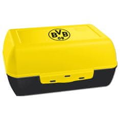 FAN SHOP SLOVAKIA Olovrantový box Borussia Dortmund, čierno-žltý, bez BPA, 17x12x6 cm