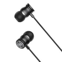 Káblové slúchadlá do uší XO EP56 (čierne)
