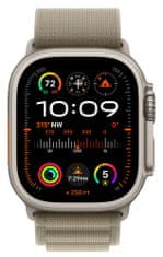 Apple Watch Ultra 2, Alpine Loop, Olive, Small (MREX3CS/A)