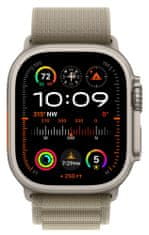 Apple Watch Ultra 2, Alpine Loop, Olive, Large (MRF03CS/A)