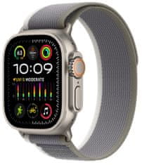 Apple Watch Ultra 2, Trail Loop, Green/Gray, M/L (MRF43CS/A)