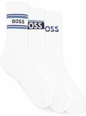 Hugo Boss 3 PACK - pánske ponožky BOSS 50502027-100 (Veľkosť 40-46)