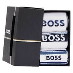 Hugo Boss 3 PACK - pánske ponožky BOSS 50502027-100 (Veľkosť 40-46)