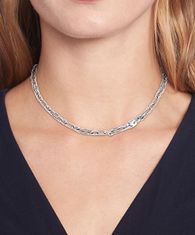 Tommy Hilfiger Masívny náhrdelník z ocele Contrast Link Chain 2780785