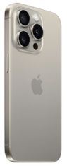 Apple iPhone 15 Pro, 128GB, Natural Titanium (MTUX3SX/A) - rozbalené