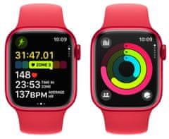Apple Watch Series 9, 45 mm, (PRODUCT)RED, (PRODUCT)RED Sport Band - M/L (MRXK3QC/A)