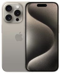 iPhone 15 Pro, 128GB, Natural Titanium (MTUX3SX/A)
