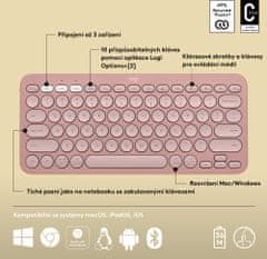 Logitech Pebble Keyboard 2 K380s, rosa (920-011853)