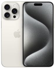 iPhone 15 Pro Max, 512GB, White Titanium (MU7D3SX/A)