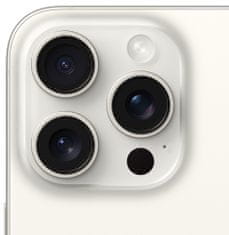 Apple iPhone 15 Pro Max, 512GB, White Titanium (MU7D3SX/A)