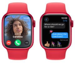 Apple Watch Series 9, Cellular, 41mm, (PRODUCT) RED, (PRODUCT) RED Sport Band - S/M (MRY63QC/A)