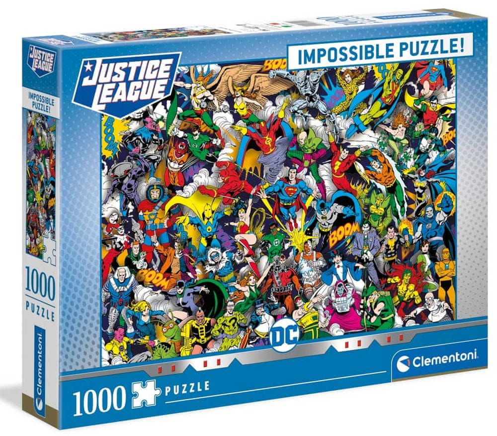 Clementoni Puzzle 1000 dielikov Impossible - DC Comics