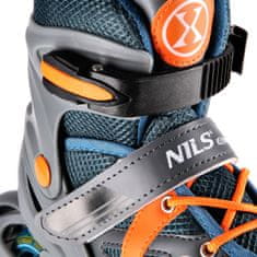 Nils Extreme kolieskové korčule NJ1828A sivo-oranžové veľkosť M(35-38)