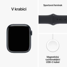 Apple Watch Series 9, Cellular, 45mm, Midnight, Midnight Sport Loop (MRMF3QC/A)
