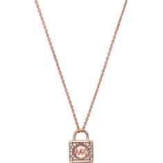 Michael Kors Originálny bronzový náhrdelník so zirkónmi Kors MK MKC1629AN791 (retiazka, prívesok)