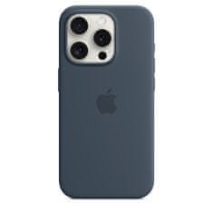 Apple iPhone 15 Pro Silicone Case with MagSafe - Storm Blue - rozbalené