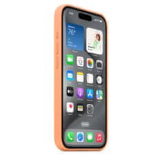 Apple iPhone 15 Pro Silicone Case with MagSafe - Orange Sorbet