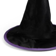 Rappa Detský klobúk čierno-fialový čarodejnice/Halloween