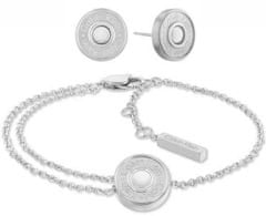 Calvin Klein Módna súprava oceľových šperkov 35700009 (náušnice, náramok)