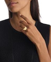 Calvin Klein Masívny pozlátený prsteň Trends 35000441 (Obvod 56 mm)