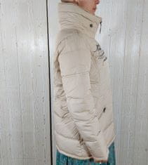 Soccx  Dámska Zimná bunda s kapucňou Pale beige Béžová XL