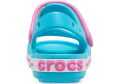 Crocs Crocband Sandals pre deti, 27-28 EU, C10, Sandále, Šlapky, Papuče, Digital Aqua, Modrá, 12856-4SL