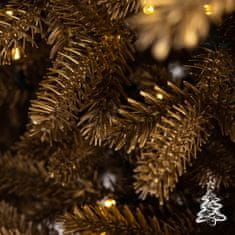 Vianočný stromček Smrek Gold Edition LED 220 cm