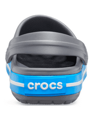 Crocs Crocband Clogs pre mužov, 46-47 EU, M12, Dreváky, Šlapky, Papuče, Charcoal/Ocean, Sivá, 11016-07W