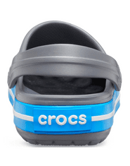 Crocs Crocband Clogs Unisex, 39-40 EU, M7W9, Dreváky, Šlapky, Papuče, Charcoal/Ocean, Sivá, 11016-07W