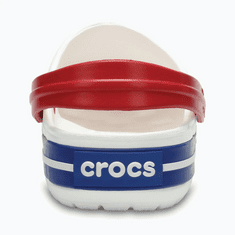 Crocs Crocband Clogs Unisex, 43-44 EU, M10W12, Dreváky, Šlapky, Papuče, White/Blue Jean, Biela, 11016-11I