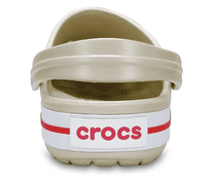 Crocs Crocband Clogs Unisex, 38-39 EU, M6W8, Dreváky, Šlapky, Papuče, Stucco/Melon, Béžová, 11016-1AS
