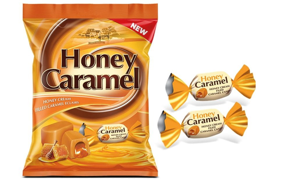 Antat Honey Caramel cukríky 400g