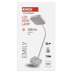 EMOS LED stolná lampa EMILY, dobíjacia
