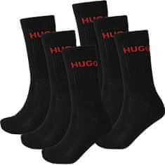 Hugo Boss 6 PACK - pánske ponožky HUGO 50510187-001 (Veľkosť 39-42)