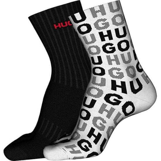 Hugo Boss 2 PACK - pánske ponožky HUGO 50501958-100