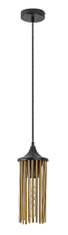 Rabalux Rabalux závesné svietidlo Roxas E27 1x MAX 40W matná čierna 72151