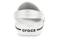 Crocs Crocband Clogs Unisex, 36-37 EU, M4W6, Dreváky, Šlapky, Papuče, White, Biela, 11016-100
