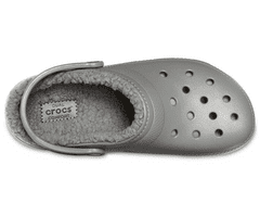 Crocs Classic Lined Clogs Unisex, 36-37 EU, M4W6, Dreváky, Šlapky, Papuče, Slate Grey/Smoke, Sivá, 203591-0EX