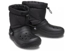 Crocs Classic Lined Neo Puff Boots Unisex, 39-40 EU, M7W9, Snehule, Čižmy, Black/Black, Čierna, 206630-060