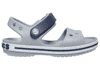 Crocband Sandals pre deti, 27-28 EU, C10, Sandále, Šlapky, Papuče, Light Grey/Navy, Sivá, 12856-01U