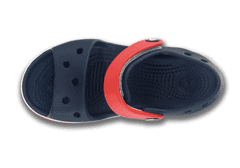 Crocs Crocband Sandals pre deti, 20-21 EU, C5, Sandále, Šlapky, Papuče, Navy/Red, Modrá, 12856-485