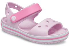 Crocs Crocband Sandals pre deti, 32-33 EU, J1, Sandále, Šlapky, Papuče, Ballerina Pink, Ružová, 12856-6GD