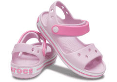 Crocs Crocband Sandals pre deti, 19-20 EU, C4, Sandále, Šlapky, Papuče, Ballerina Pink, Ružová, 12856-6GD