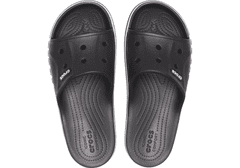 Crocs Bayaband Slides pre mužov, 46-47 EU, M12, Šlapky, Sandále, Papuče, Black/White, Čierna, 205392-066