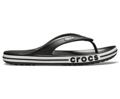 Crocs Bayaband Flip-Flops pre mužov, 45-46 EU, M11, Žabky, Šlapky, Papuče, Black/White, Čierna, 205393-066
