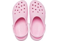 Crocs Classic Platform Clogs pre ženy, 36-37 EU, W6, Dreváky, Šlapky, Papuče, Flamingo, Ružová, 206750-6S0