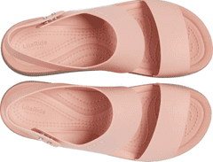 Crocs Brooklyn Low Wedge Sandals pre ženy, 36-37 EU, W6, Sandále, Šlapky, Papuče, Pale Blush/Mushroom, Ružová, 206453-6RT
